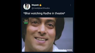 Salman Khan watching Radhe movie| Epic| Thug life| Desi| Indian Memes| Review|