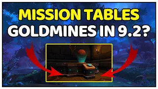 Make MILLIONS with Mission Tables In 9.2 | Shadowlands Goldmaking