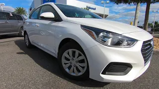 2021 Hyundai Accent SE | Frost White Pearl | Black Interior