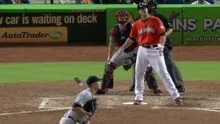 Jose Fernandez hits first home run, benches clear