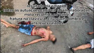 se perdeu sozinho na descida, pinote na comunidade e carro furtado devolvido ao dono.