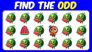 【Easy, Medium, Hard Levels】Can you Find the Odd Emoji out & Letters and numbers in 15 seconds? #106