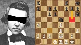 The 23-Move Blindfold Brilliancy || Paulsen vs Morphy (1857)