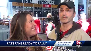 Patriots fans ready for Super Bowl send-off rally