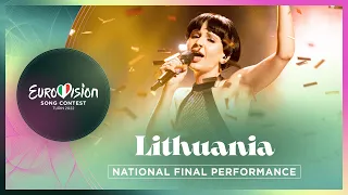 Monika Liu - Sentimentai - Lithuania 🇱🇹 - National Final Performance - Eurovision 2022