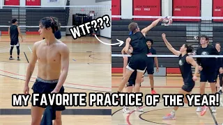 My FAVORITE VOLLEYBALL PRACTICE OF THE YEAR... so far | PME plays Volleyball