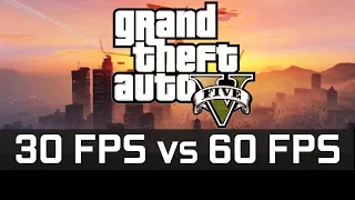 GTA V - 30 FPS vs 60 FPS Comparison - 1080p 60 FPS