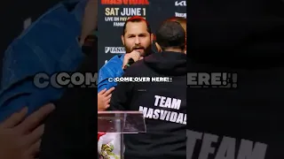 🥵HEATED! - Masvidal CLASHES with FAN at LA Press Conference🤯