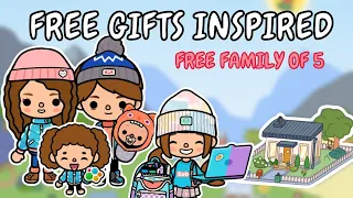 Free Gifts Inspired House 🎁 Toca Boca Free House Ideas 🥰 TOCA GIRLZ