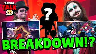 Brawl Stars : Brawl Talk - MEGA PIG, Spider Brawler and BIZARRE Skins!....  [ BREAKDOWN..!?]