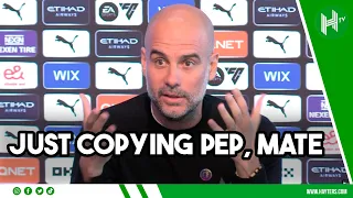 I’M JUST COPYING PEP! | Guardiola RESPONDS to Ange Postecoglou joke