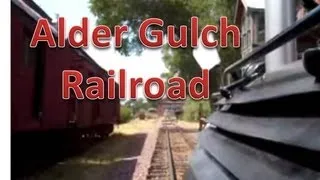 Driving the small locomotive: Alder Gulch Shortline