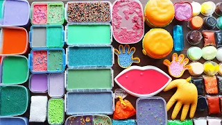 Slime Smoothie -  Mixing Old Slimes And Clay- Satisfying Slime Videos