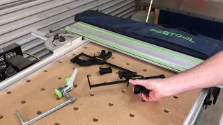 Using Dewalt clamps on the Festool MFT3