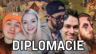 Zrada za zradou!!! | AoE2 Diplomacy w/ @Herdyn @OdetteD @JoranTheViking @Patrikturi