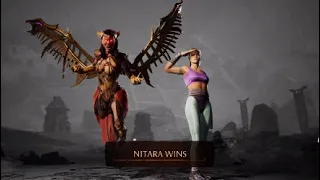 Mortal Kombat 1 (PS5) Nitara (Sonya Kameo) HARD Klassic Tower-No Matches Lost
