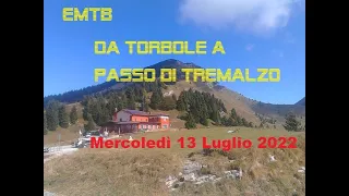 In EMTB Da Torbole a Tremalzo via Ponale e Bocca Larici