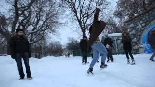 Москва: Катание на катке в парке Горького!