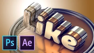 Делаем вкусный 3D Текст (Photoshop, After Effects+Element 3D)