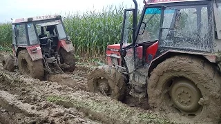 ZETOR 7745 I ZETOR 7245,Pottinger mex1 siliranje 2014