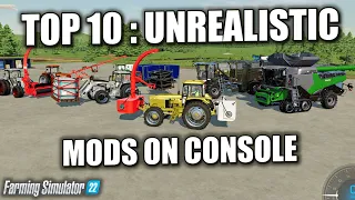 Top 10 Crazy Unrealistic Mods on Console - Farming Simulator 22 - #ps5