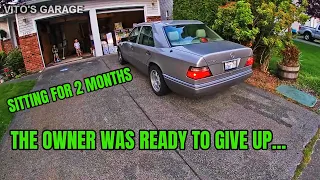 Mercedes W124 Owner Was About to Give Up But I Made His Day!