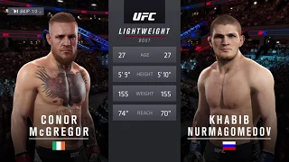 Khabib Nurmagomedov VS Connor McGreggor | UFC2 | PS4 Gameplay