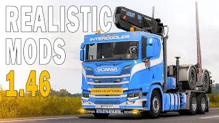 TOP 10 BEST REALISTIC MODS FOR ETS2 1.46 - EURO TRUCK SIMULATOR 2 MODS 2022