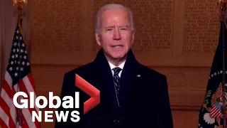 "Democracy has prevailed:” Biden speaks at "Celebrating America" event