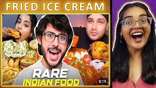 RARE INDIAN STREET FOOD....YUMMYY🤤REACTION | CARRYMINATI | Neha M.