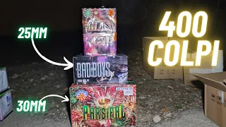 PROVIAMO UN CARICO DA 50KG DI FUOCHI D'ARTIFICIO - 100colpi da 30mm