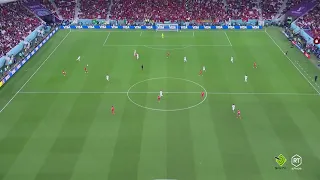 World Cup 2022. Marocco - Portugal. Tactical cam.