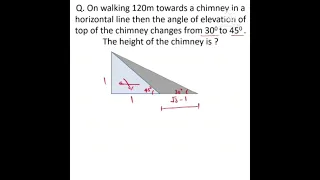 Height and Distance Short Tricks | #SHORT #mathtricks