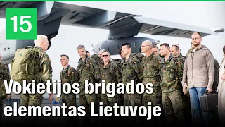 Lietuva pasirengusi priimti maždaug trečdalio Vokietijos brigados karių šeimas