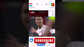 Portugal Vs Luxembourg | 6-0 | Ronaldo 2 goals