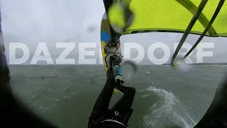 BREAKING a WINDSURFBOARD during a storm! | Dazendorf