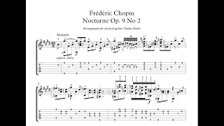 Frederic Chopin: Nocturne Op. 9 No. 2 (Arr. for Guitar)