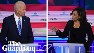 Kamala Harris attacks Joe Biden's record on race in Democratic debate