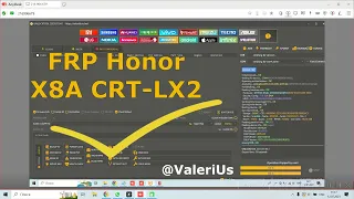 FRP Honor X8A CRT-LX2 Сброс Аккаунта Гугл. Unlocktool. TestPoint. Удалённая разблокировка