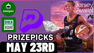 WNBA PRIZEPICKS | SLEEPER | PROP PICKS | THURSDAY | 5/23/2024 | NBA BETTING | BET PROPS