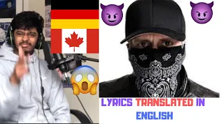 German Rap Reaction With English Lyrics  (AK AUSSERKONTROLLE - IMMER WENN ES NACHT WIRD)