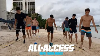 Braves All-Access｜ 冠軍旅遊不忘進行沙灘訓練 梁導Aven來自關島的直擊畫面🤣［中文字幕］