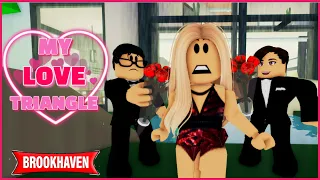 My School Love Triangle...!!! | Brookhaven Movie Roblox | (VOICED)