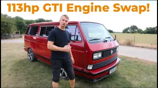 We put a 113hp Golf GTI engine in a T25 / T3!