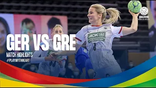 Germany vs Greece | Women's EHF EURO 2022 Qualifiers Phase 2
