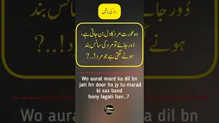 Wo aurat mard ka dil ban jati ha? || mohabbat quotes in urdu || udaas diary