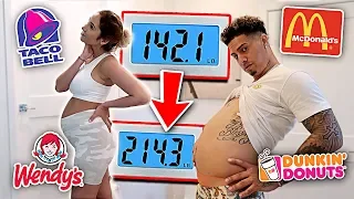 WHO CAN GAIN THE MOST WEIGHT IN 24 HOURS!!! **EATING CHALLENGE**