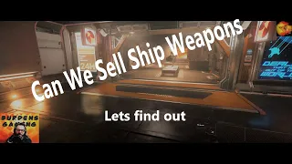 Can we sell ship weapons in Star Citizen