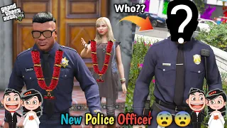 GTA 5: New Police Man In Los Santos 😳Franklin Shocked Who His He 😲😨 Shinchan 😭 PS Gamester