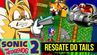 Sonic 2 só que TAILS se FERROU - Sonic 2 Rescue Tails